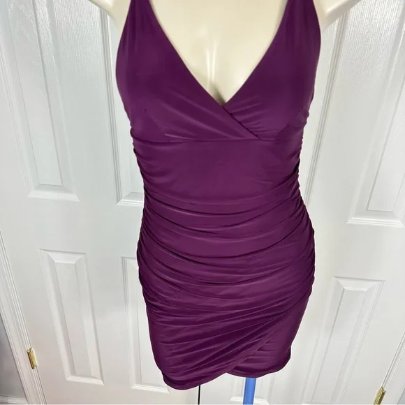 FOREVER 21 dress PLUM PURPLE sleeveless small party dress WOMENS APPAREL new S - Picture 12 of 12